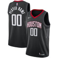 Houston Rockets Nike Black Swingman Custom Jersey - Statement Edition for Men product image 1, provided for visual reference