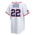 2026 WBC Dominican Republic Men Nike Official Jersey - SOTO 22 product image 1, provided for visual reference and product