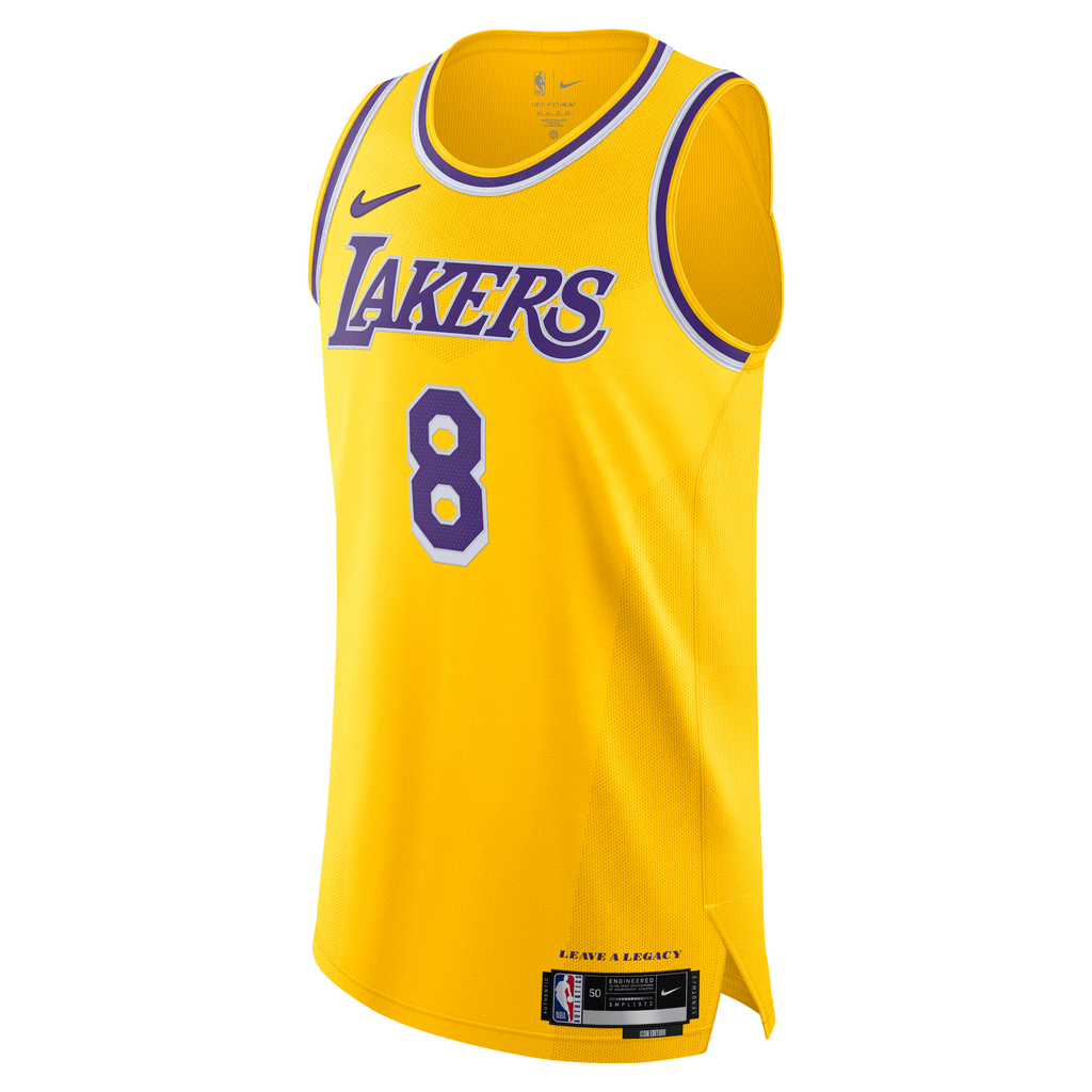 Los Angeles Lakers Kobe Bryant Nike Gold 'Leave A Legacy' Authentic Jersey - Icon Edition for Men product image 3, provided