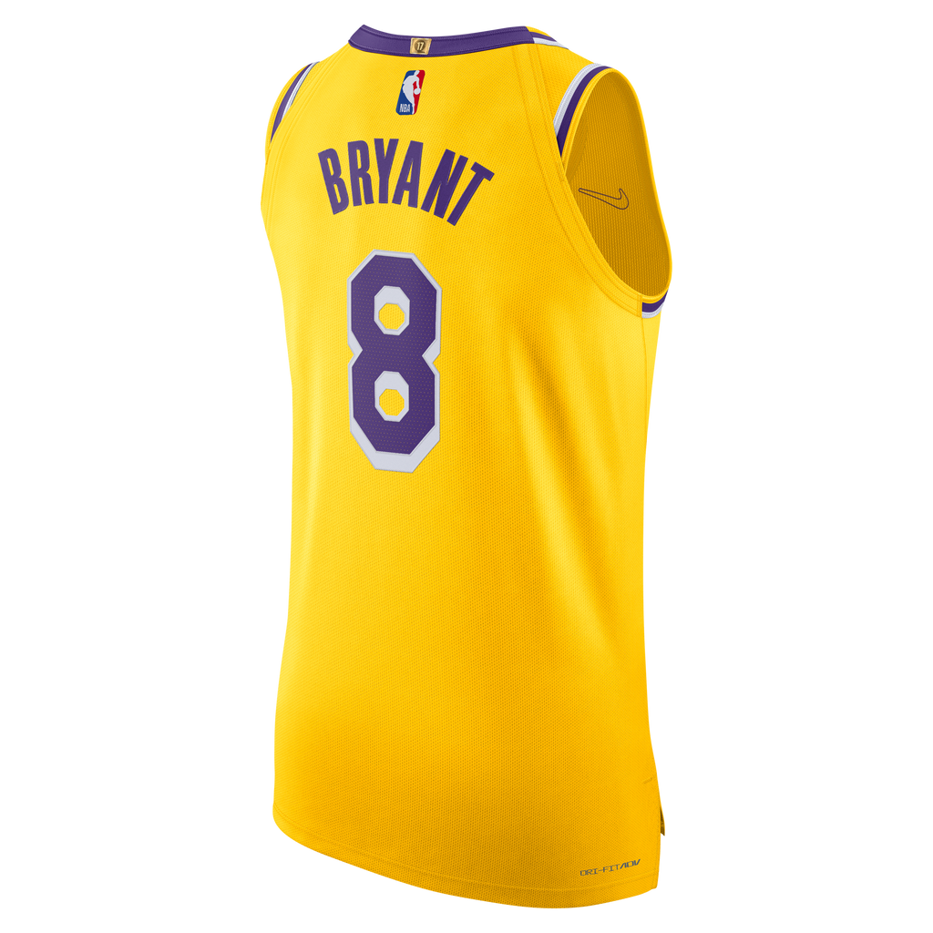 Los Angeles Lakers Kobe Bryant Nike Gold 'Leave A Legacy' Authentic Jersey - Icon Edition for Men product image 4, provided
