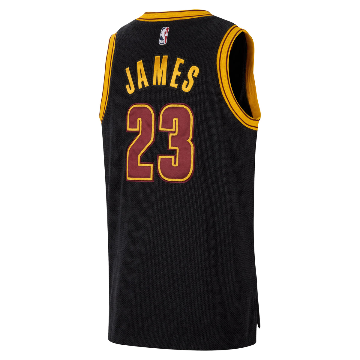 Cleveland Cavaliers LeBron James Nike Black Forever King Authentic Jersey for Men product image 4, provided for visual