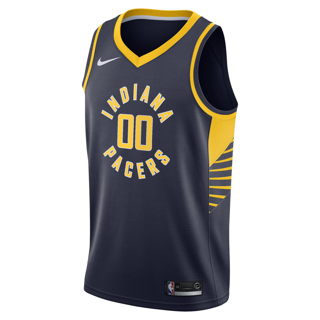 Indiana Pacers Nike Navy Swingman Custom Jersey - Icon Edition for Men product image 3, provided for visual reference and