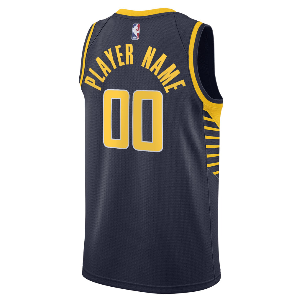 Indiana Pacers Nike Navy Swingman Custom Jersey - Icon Edition for Men product image 4, provided for visual reference and