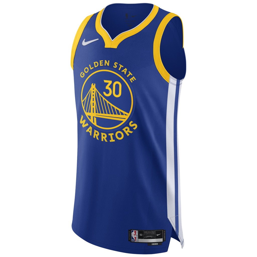Golden State Warriors Stephen Curry Nike Royal Authentic Jersey - Icon Edition for Men product image 3, provided for visual