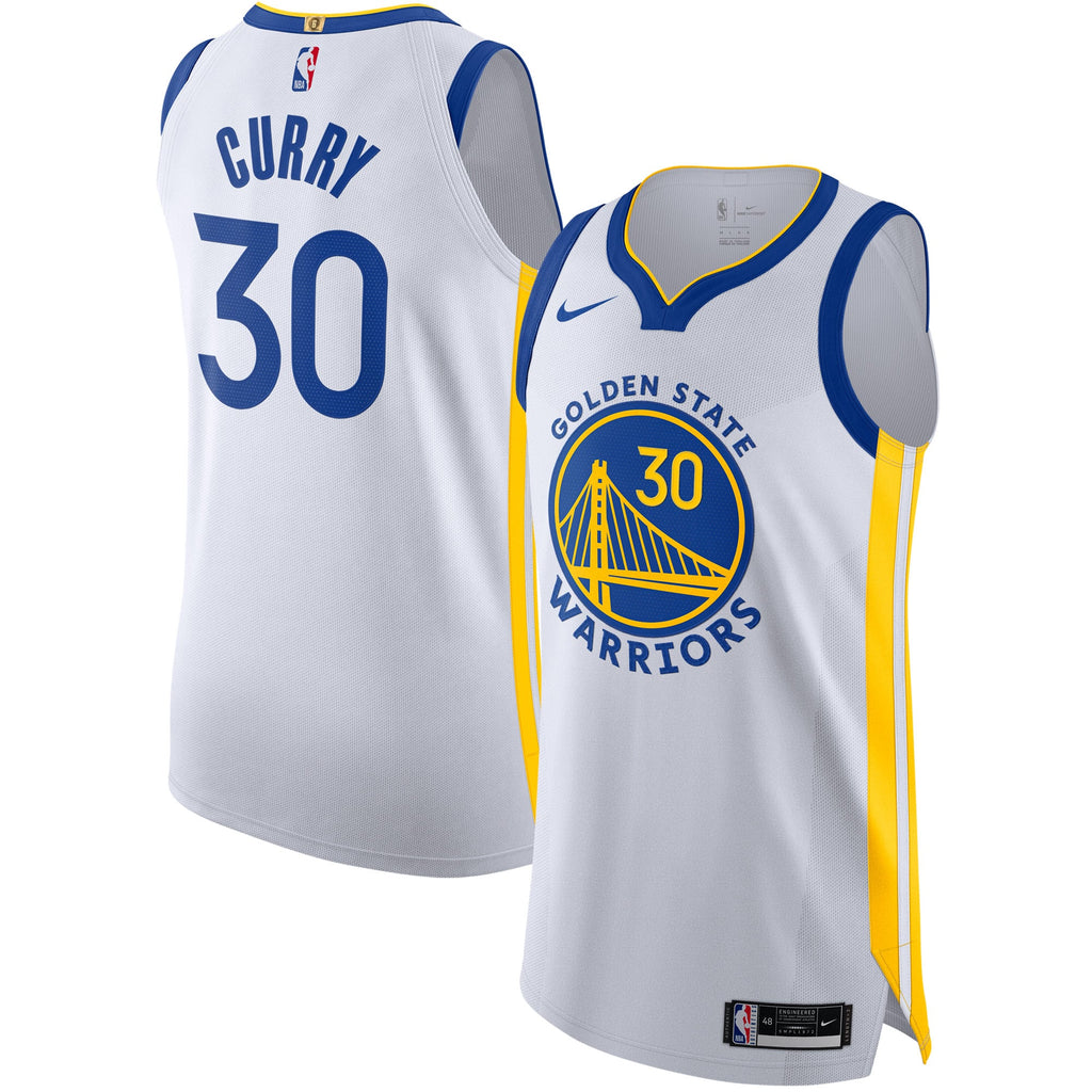 Golden State Warriors Stephen Curry Nike White Authentic Jersey - Association Edition for Men product image 2, provided for