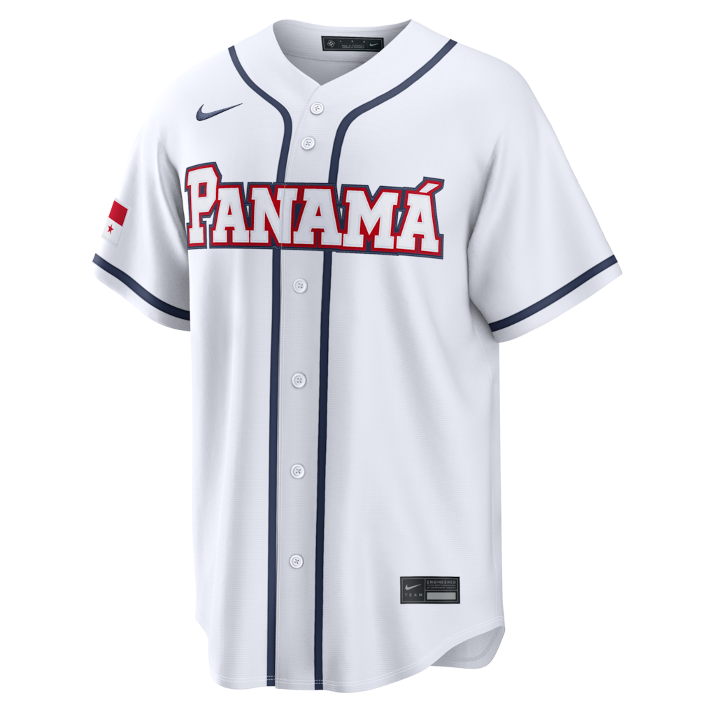 2026 WBC Panama Men Nike Stadium Jersey – Official Home White Edition product image 1, provided for visual reference and
