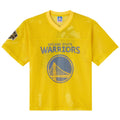 Golden State Warriors OVO x NBA Gold Mesh Football Fashion Jersey for Men product image 1, provided for visual reference and