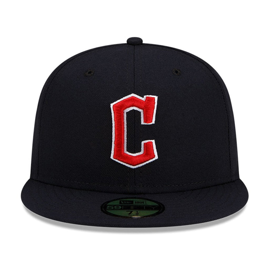 New Era 59FIFTY Cleveland Guardians Road Authentic Collection Fitted Hat - Dark Navy product image 2, provided for visual