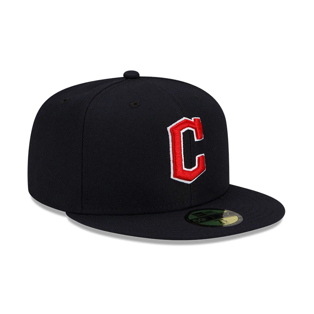 New Era 59FIFTY Cleveland Guardians Road Authentic Collection Fitted Hat - Dark Navy product image 3, provided for visual