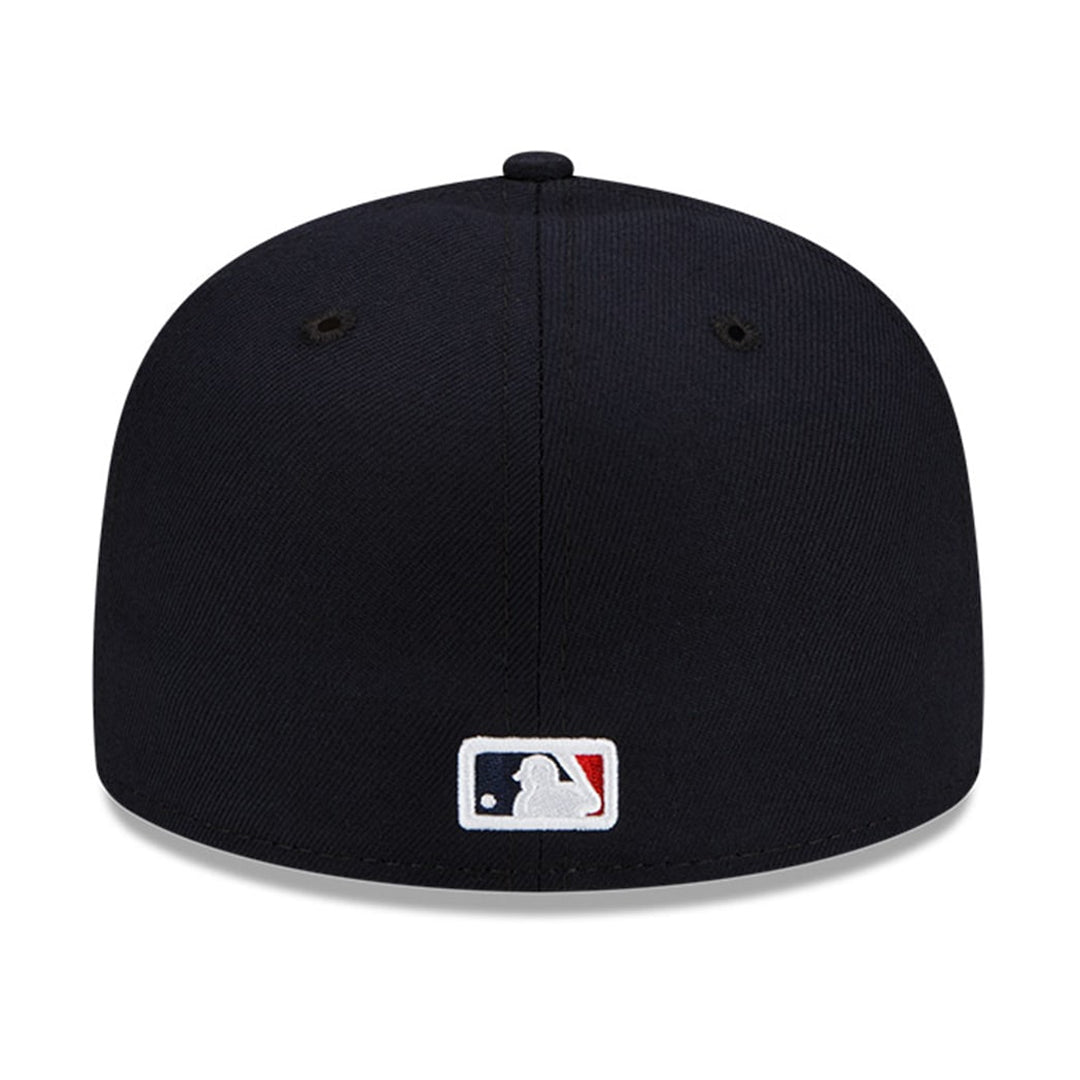 New Era 59FIFTY Cleveland Guardians Road Authentic Collection Fitted Hat - Dark Navy product image 4, provided for visual