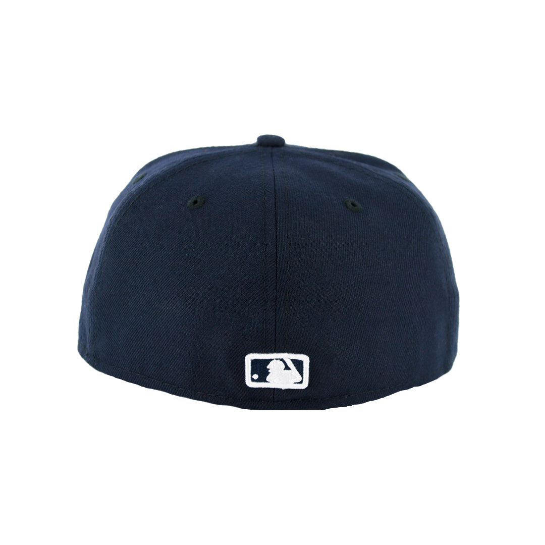 New Era 59FIFTY Detroit Tigers Fitted Hat - Navy / White product image 2, provided for visual reference and product detail