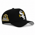 New Era Chicago White Sox 9FIFTY A-Frame Curved 2005 World Series Champions Snapback Hat Black | MLB Adjustable Cap product