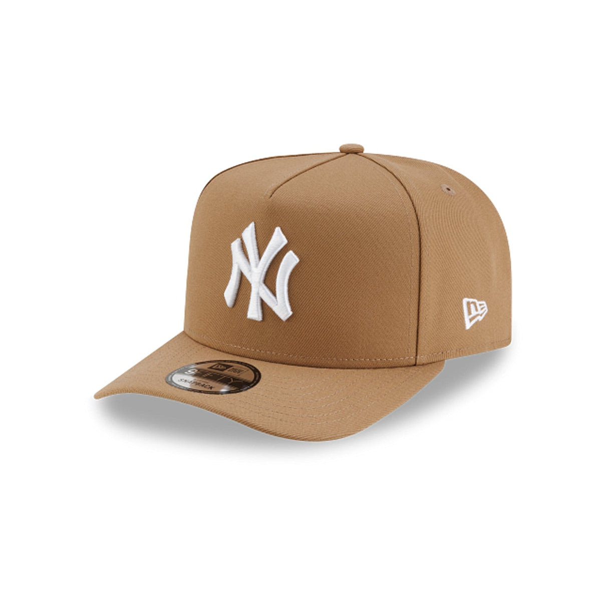 New Era New York Yankees MLB Basic 9FIFTY A-Frame Snapback Hat Khaki | Adjustable Baseball Cap | 950AFPC NEYYAN KHK product