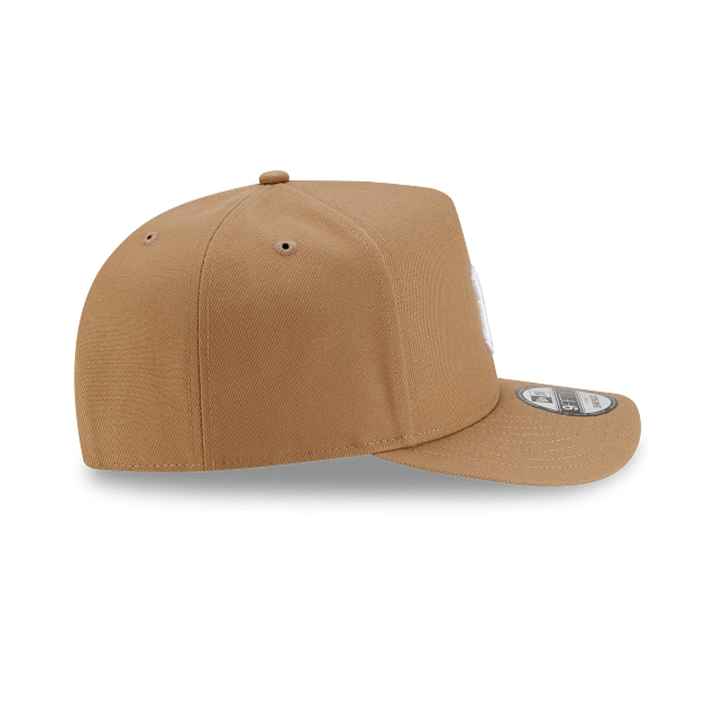 New Era New York Yankees MLB Basic 9FIFTY A-Frame Snapback Hat Khaki | Adjustable Baseball Cap | 950AFPC NEYYAN KHK product