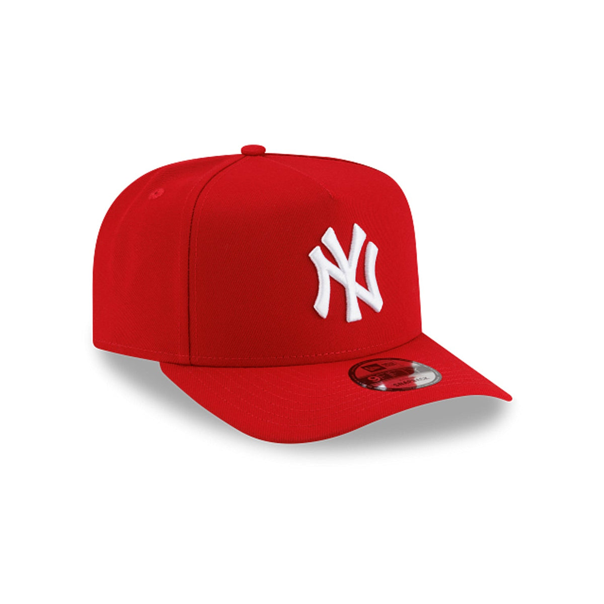 New Era New York Yankees MLB Basic 9FIFTY A-Frame Snapback Hat Scarlet | Adjustable Baseball Cap | 950AFPC NEYYAN SCA