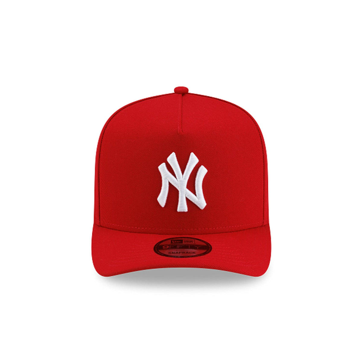 New Era New York Yankees MLB Basic 9FIFTY A-Frame Snapback Hat Scarlet | Adjustable Baseball Cap | 950AFPC NEYYAN SCA