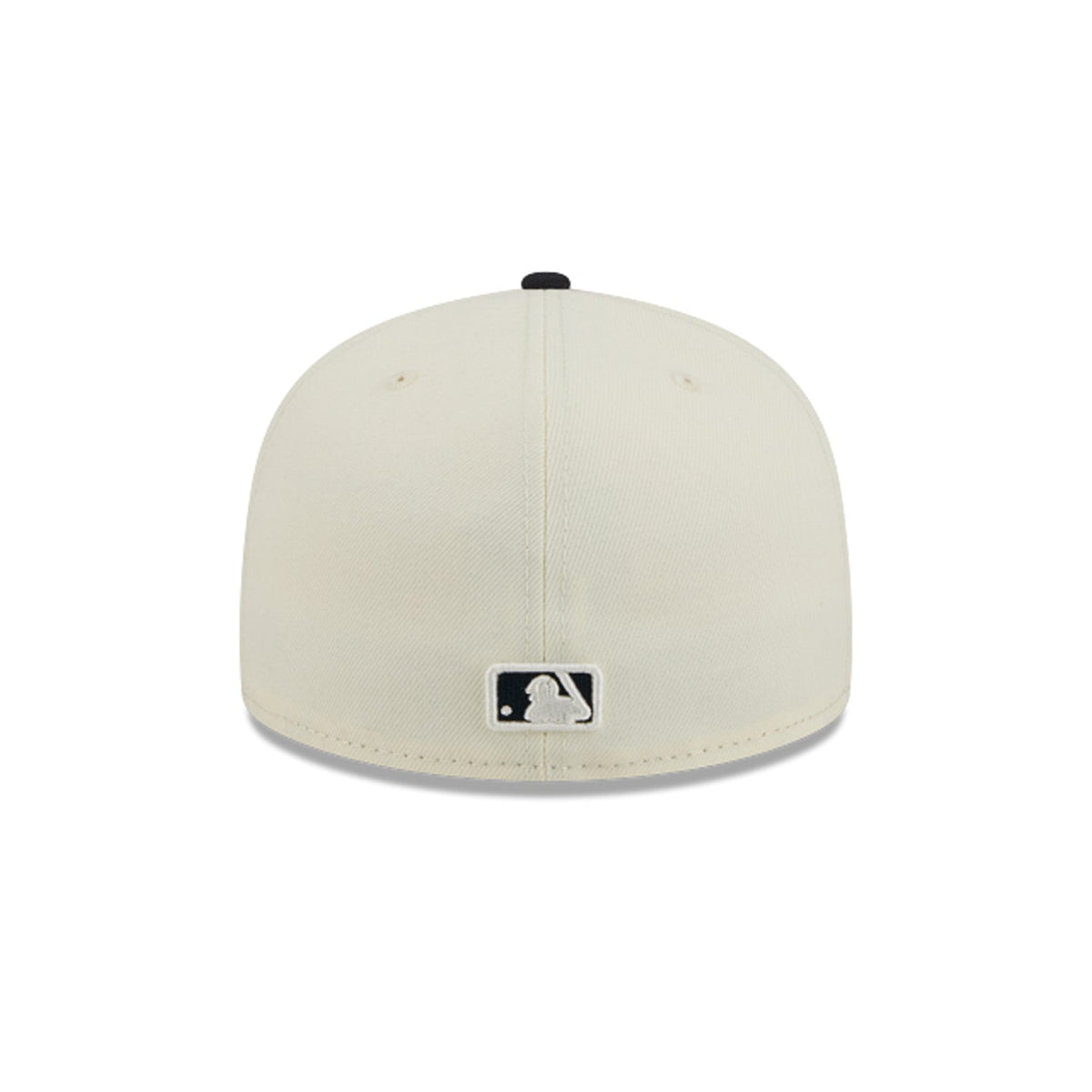 New Era New York Yankees Color Basic 59FIFTY Fitted Hat Cream Black | MLB Fitted Baseball Cap | COLOR BASIC 5950 NEYYAN