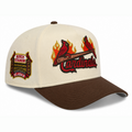 New Era St. Louis Cardinals 9FIFTY A-Frame Curved Busch Stadium Patch Snapback Hat Cream/Walnut | MLB Adjustable Cap product