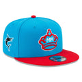 Miami Marlins City Connect 9FIFTY Snapback Hat product image 1, provided for visual reference and product detail review