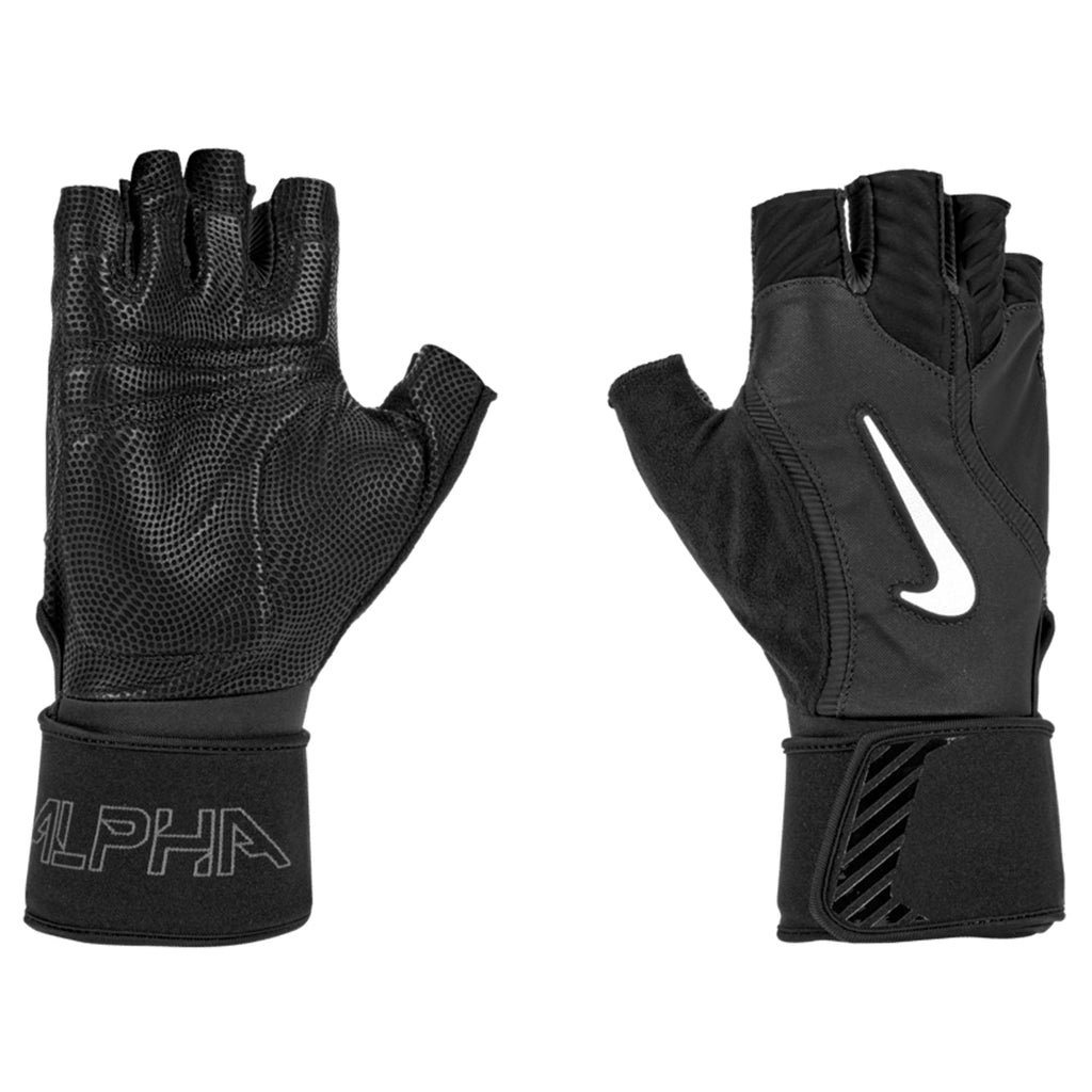Nike Alpha Elite Training Gloves | Unisex Weightlifting & Gym Gloves | Black | N.101.0672 product image 3, provided for