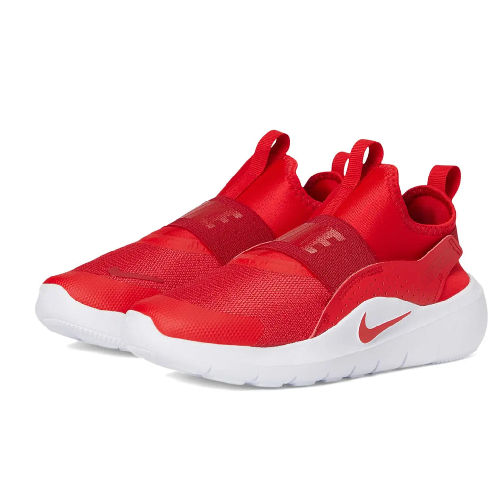 Nike Flex Runner 4 Kids Running Shoes Red Slip-On Lightweight Athletic Sneakers product image 1, provided for visual