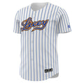 2025-2026 Official Licey Blue Pinstripe Jersey Arrieta - Men Classic LIDOM Baseball product image 1, provided for visual