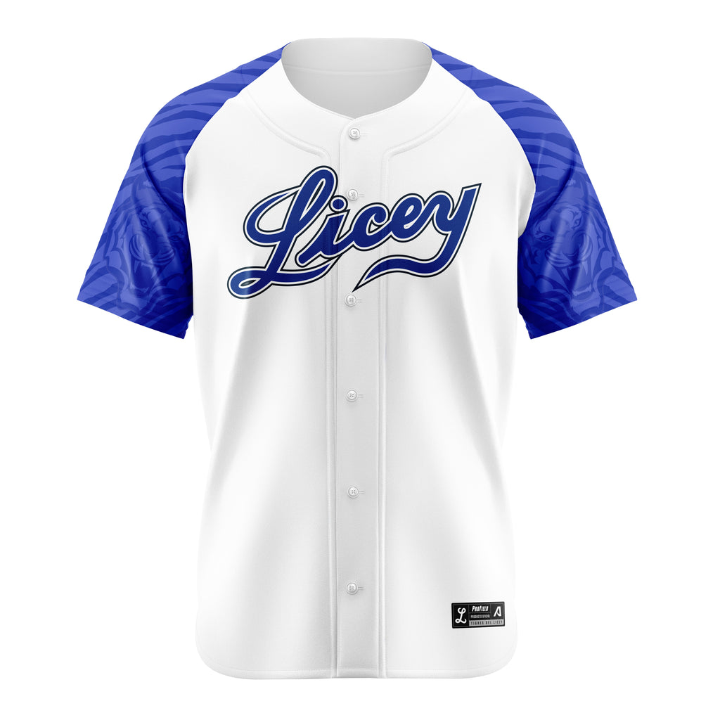 2025-2026 Official Tigres del Licey Full Button Baseball Jersey – Adult Size product image 1, provided for visual reference