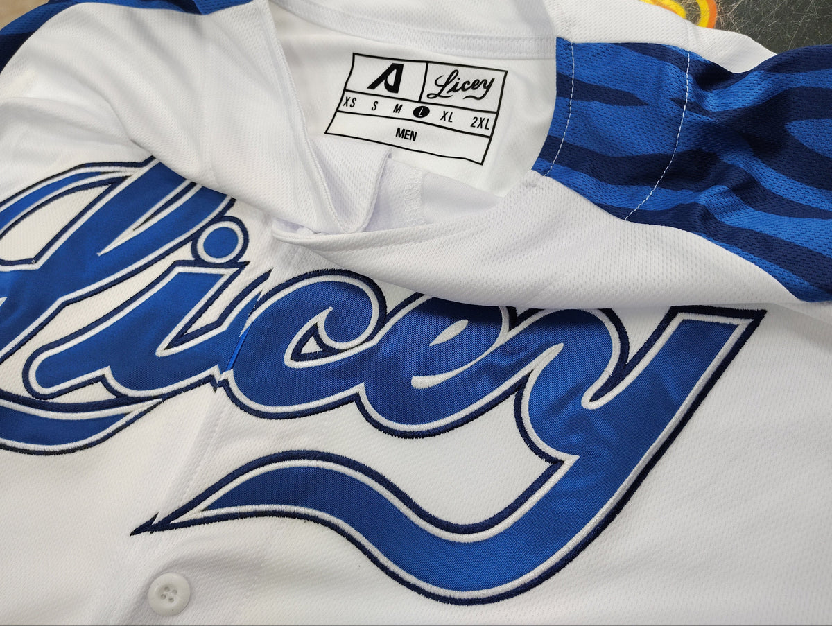 2025-2026 Official Tigres del Licey Full Button Baseball Jersey – Adult Size product image 2, provided for visual reference