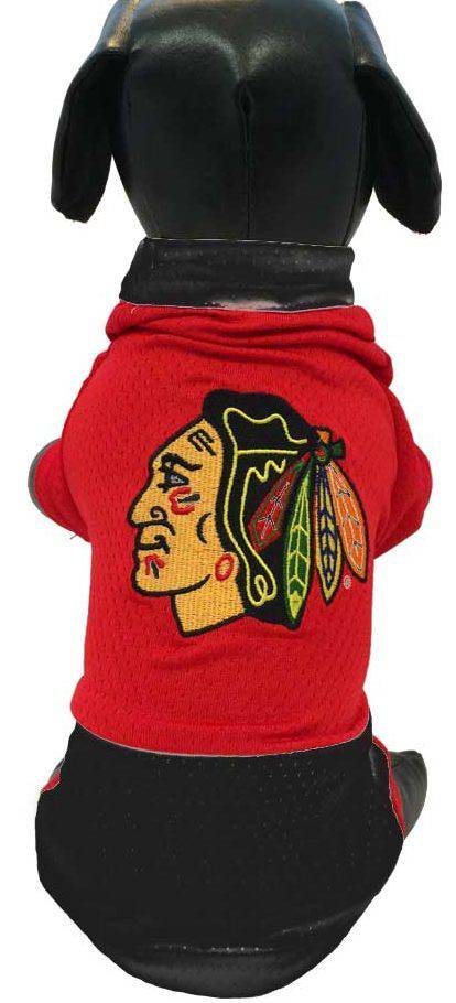 Chicago Blackhawks Athletic Mesh Dog Jersey product image 2, provided for visual reference and product detail review