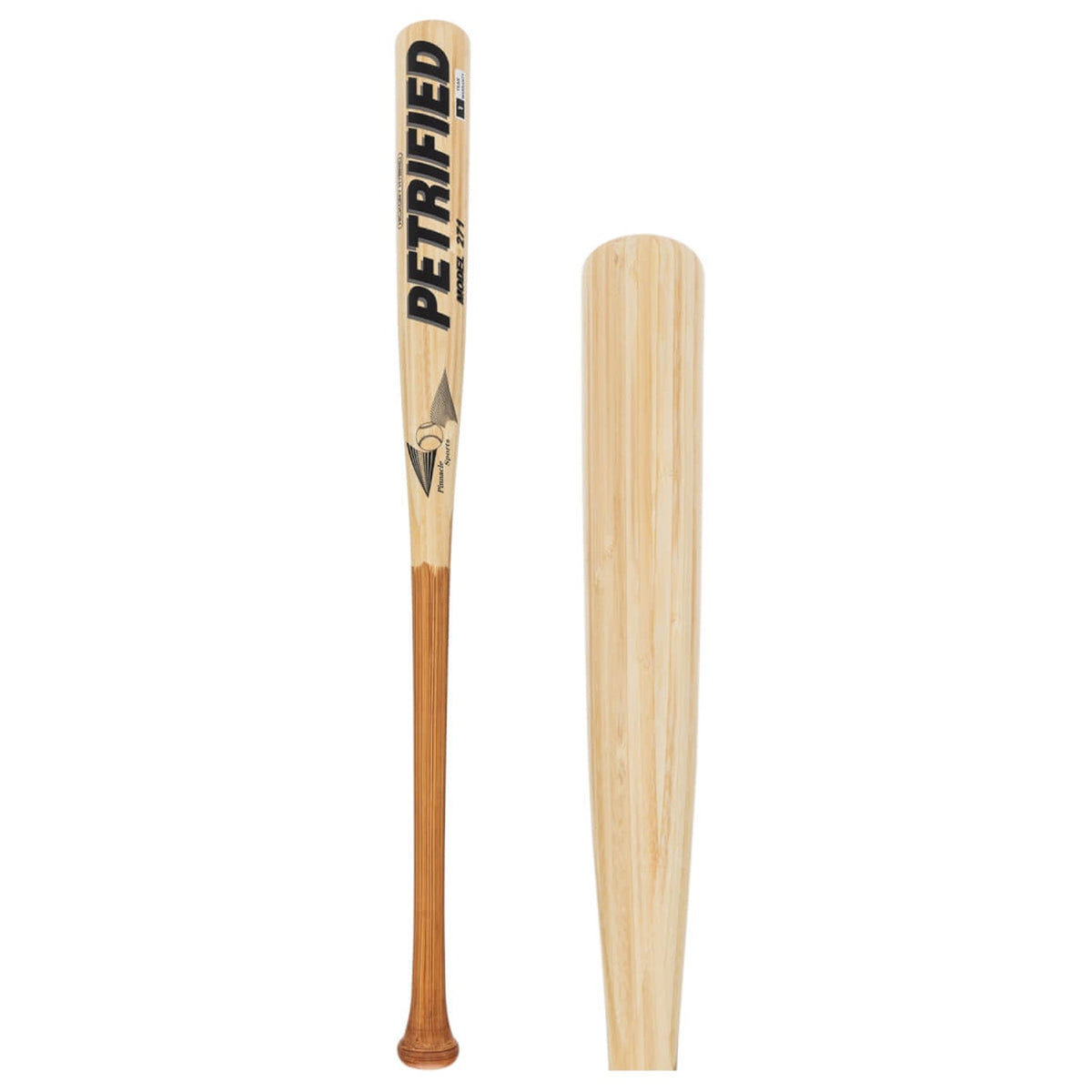 Pinnacle Sports Petrified Model 271 Hickory & Bamboo Hybrid BBCOR Baseball Bat -3 | PET-HGBN271LG product image 1, provided