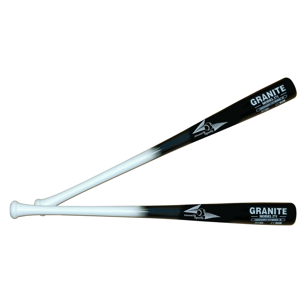Pinnacle Sports Granite Model 271 Hickory & Bamboo Hybrid BBCOR Baseball Bat -3 | 2-Year Warranty product image 1, provided