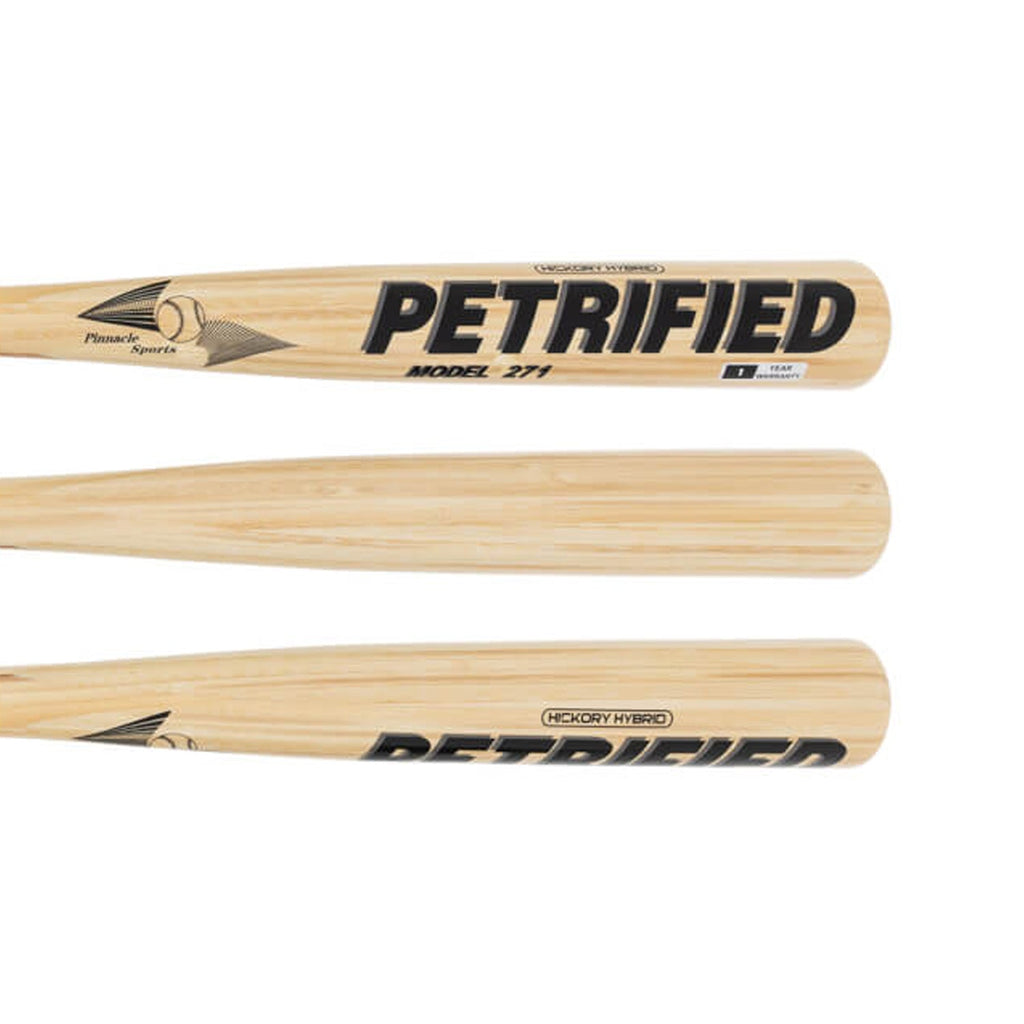 Pinnacle Sports Petrified Model 271 Hickory & Bamboo Hybrid BBCOR Baseball Bat -3 | PET-HGBN271LG product image 2, provided