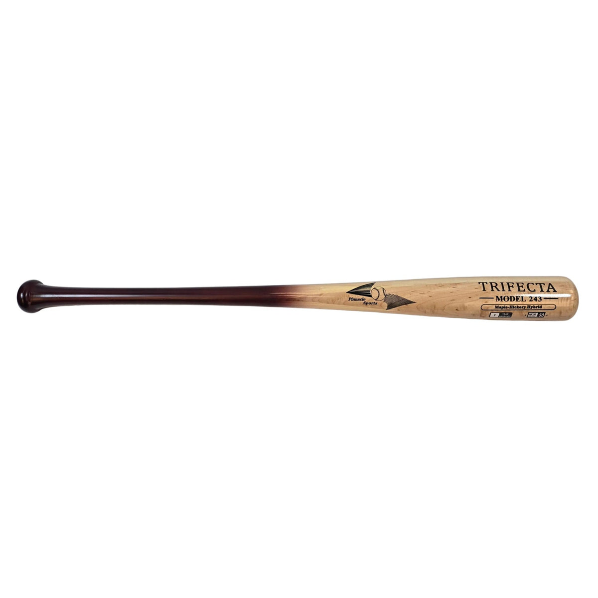 Pinnacle Sports Trifecta Model 243 Maple, Hickory & Bamboo Hybrid BBCOR Baseball Bat -3 | TRI-HCBN243 product image 1,