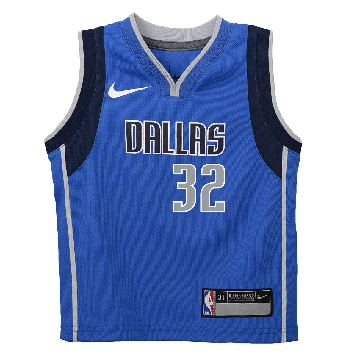 Preschool Dallas Mavericks Cooper Flagg Nike Blue Swingman Player Jersey - Icon Edition product image 3, provided for visual
