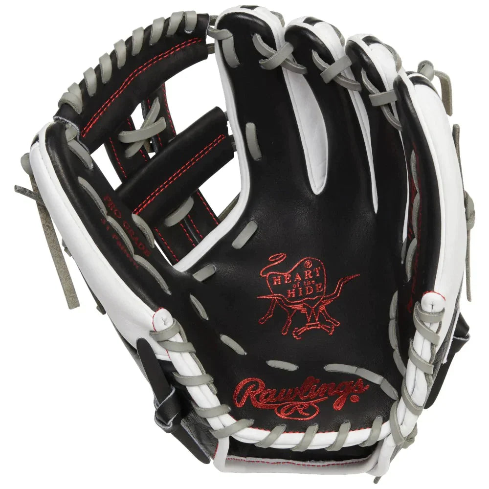 Rawlings Heart of the Hide 11.5" Baseball Glove: PRO314-32BW product image 3, provided for visual reference and product