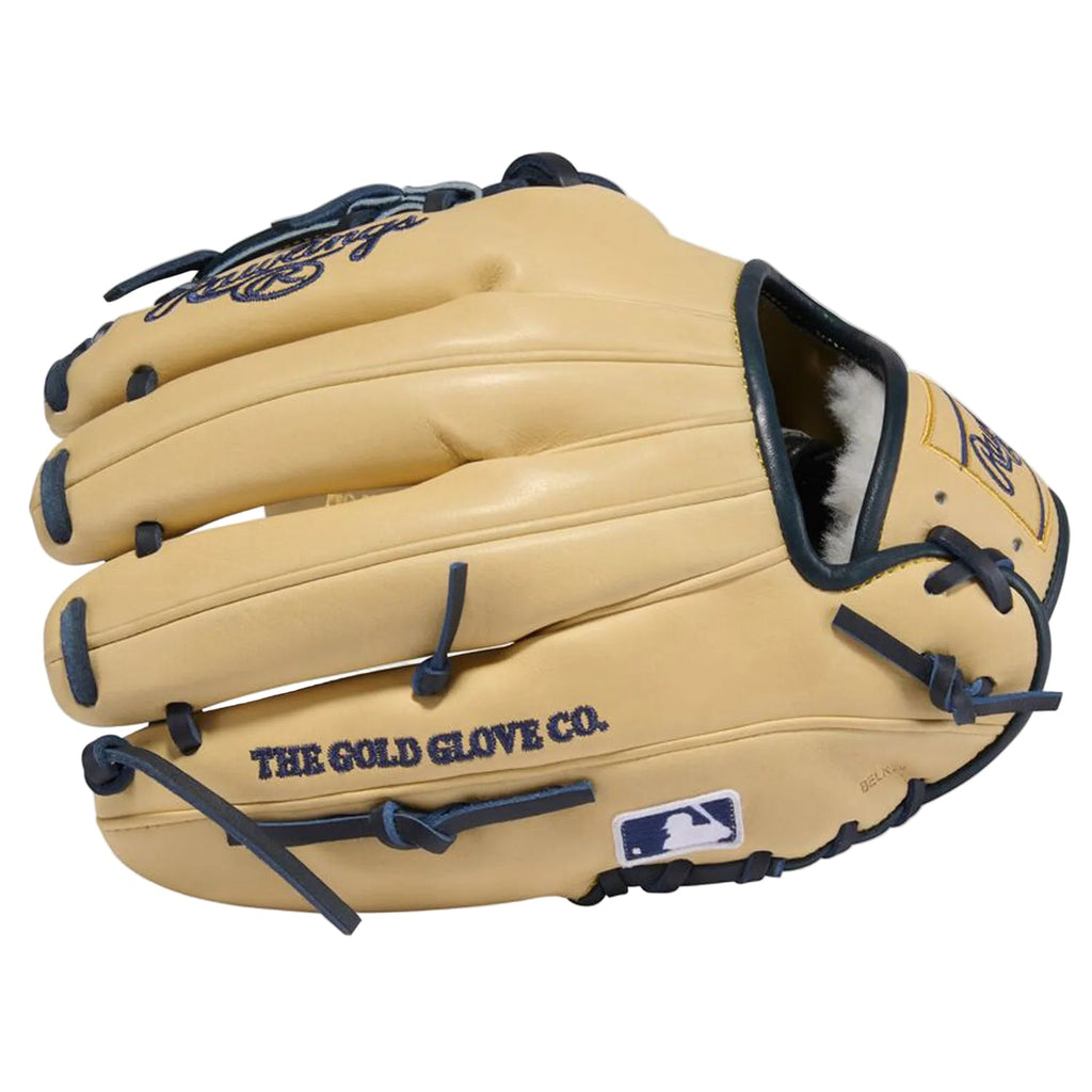 Rawlings Anthony Volpe Pro Preferred 11.5-Inch Infield Baseball Glove | Camel/Navy | AV11 Pattern product image 3, provided
