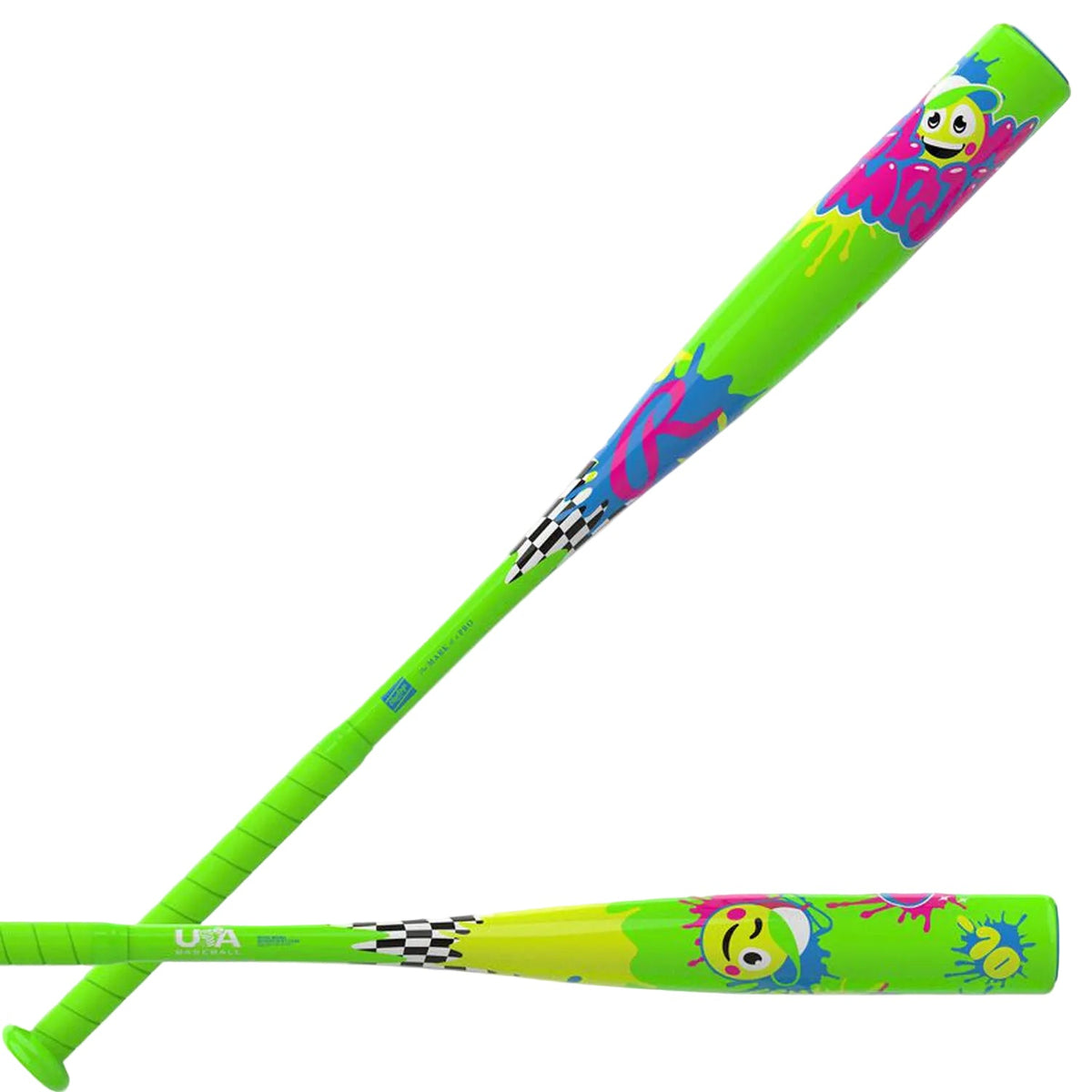 2027 Rawlings Glow Mojis -10 USA Baseball Bat | Youth Alloy Bat | 2 5/8" Barrel | RUS7GLO10 product image 1, provided for