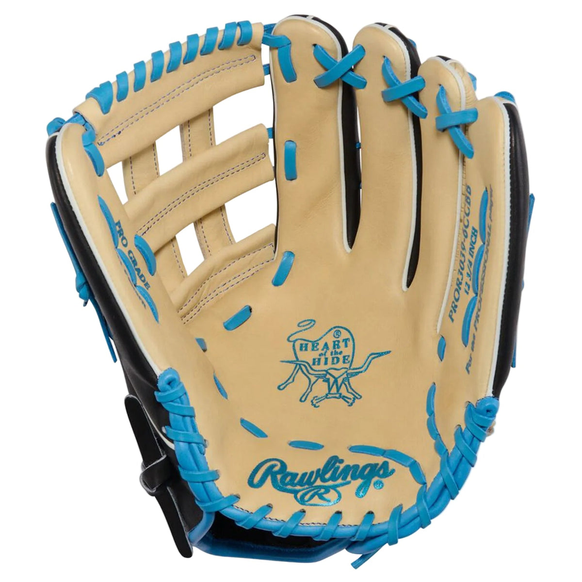 Rawlings Heart of the Hide 12.75-Inch Outfield Glove | Premium Baseball Outfielder's Glove product image 4, provided for