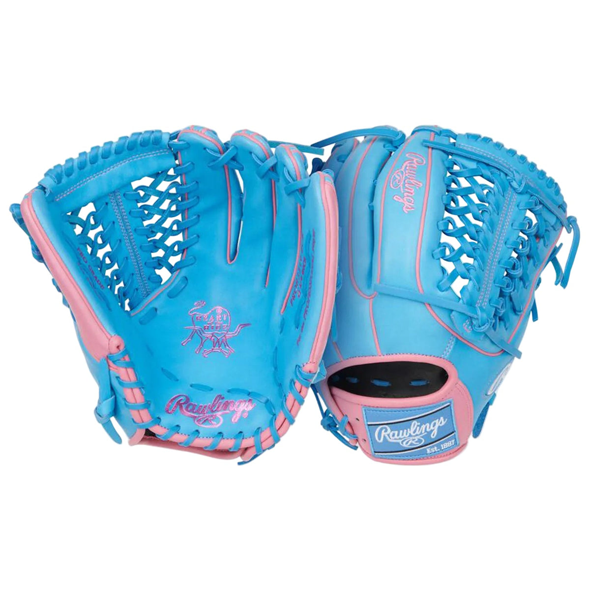 Rawlings Heart of the Hide 12.75-Inch Modified Trap-Eze Web Baseball Outfield Glove product image 5, provided for visual