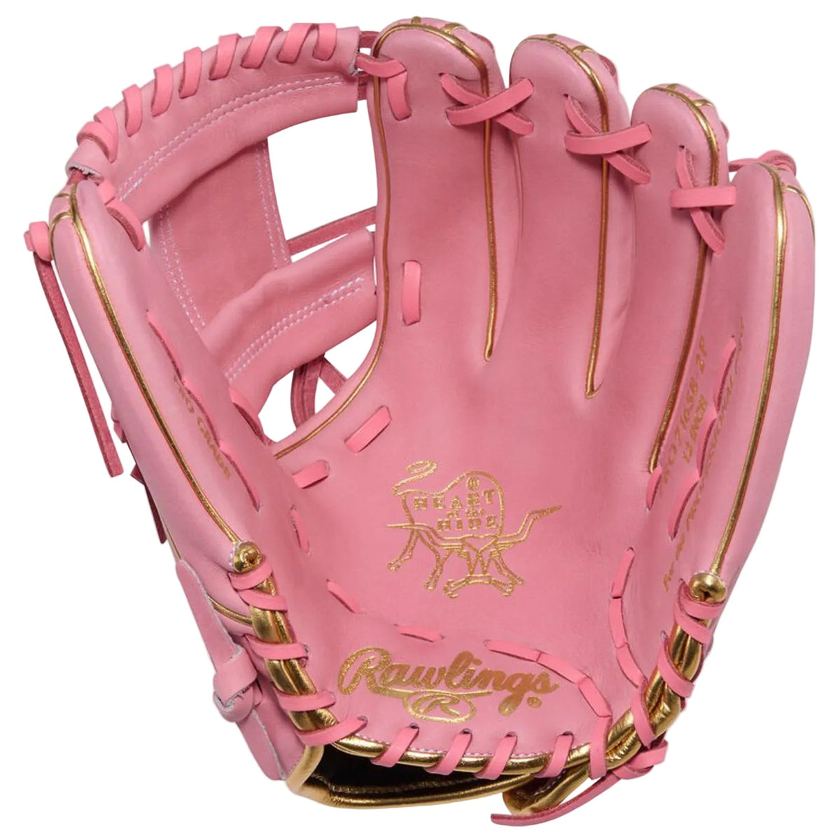 Rawlings Heart of the Hide 12-Inch Fastpitch Softball Glove | Pro I-Web | PRO716SB-2P product image 2, provided for visual