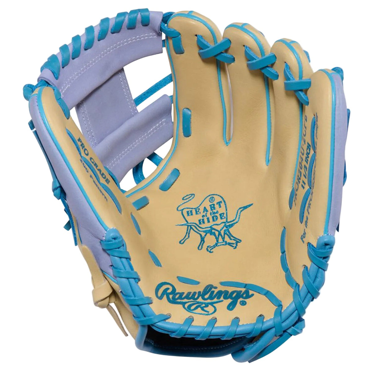 Rawlings Heart of the Hide ContoUR Fit 11.5-Inch Infield Baseball Glove | Adult Baseball Glove | Pro I-Web | PROR204U-2CPE