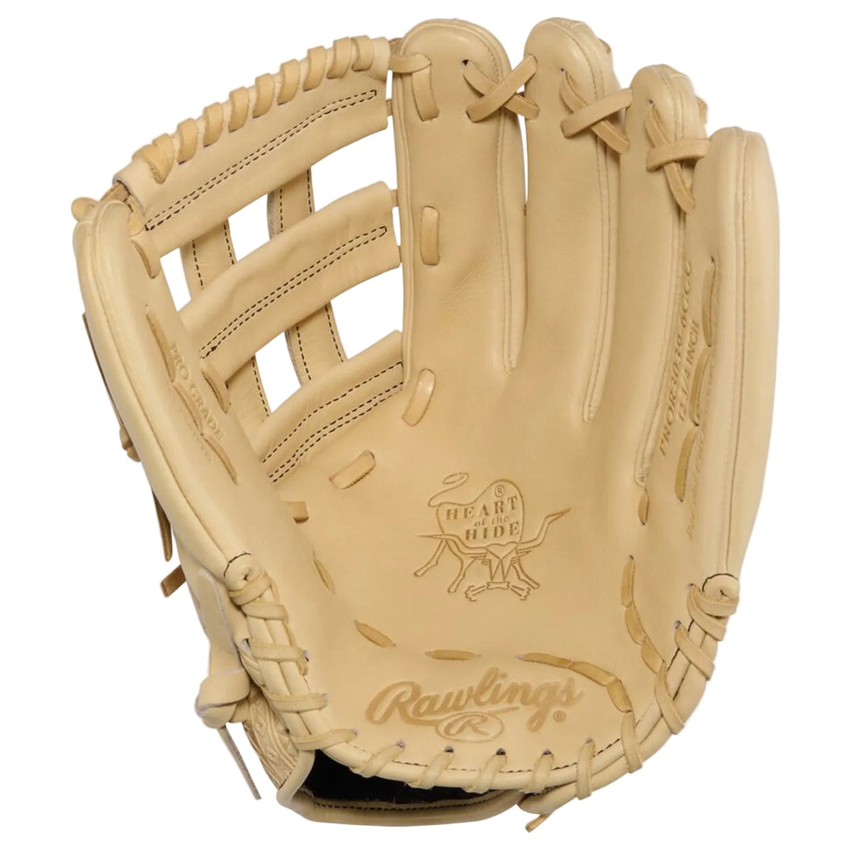 Rawlings Heart of the Hide R2G 12.75-Inch Outfield Baseball Glove | Camel Pro H-Web | PROR3039-6CCC product image 4,