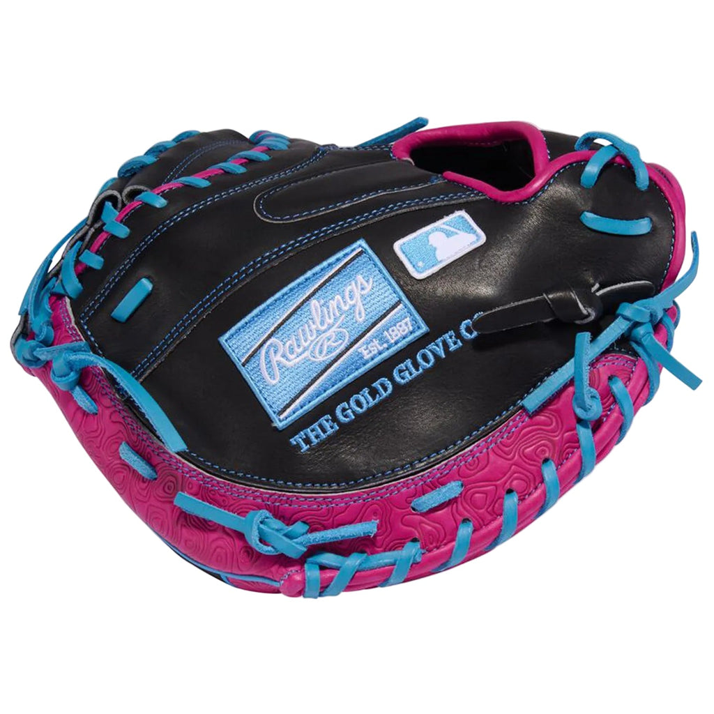 Rawlings Heart of the Hide ContoUR Fit 32.5-Inch Catcher's Mitt | Adult Baseball Catcher's Mitt | 1-Piece Solid Web |