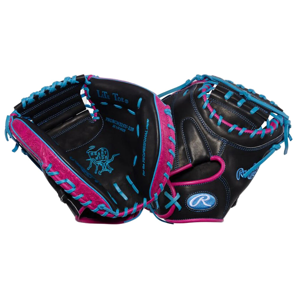 Rawlings Heart of the Hide ContoUR Fit 32.5-Inch Catcher's Mitt | Adult Baseball Catcher's Mitt | 1-Piece Solid Web |