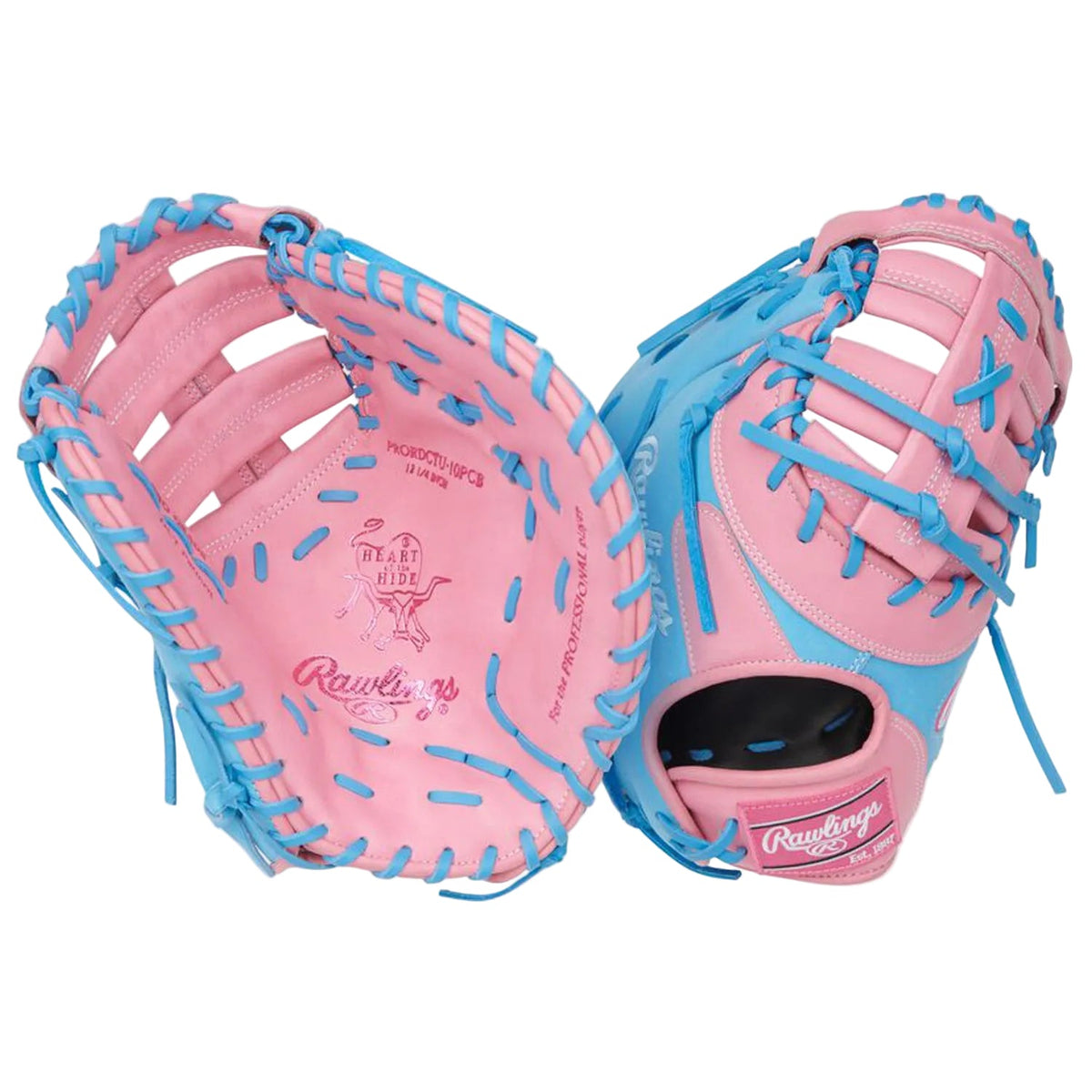 Rawlings Heart of the Hide ContoUR Fit 12.25-Inch First Base Mitt | Adult Baseball First Base Glove | Single Post Double Bar