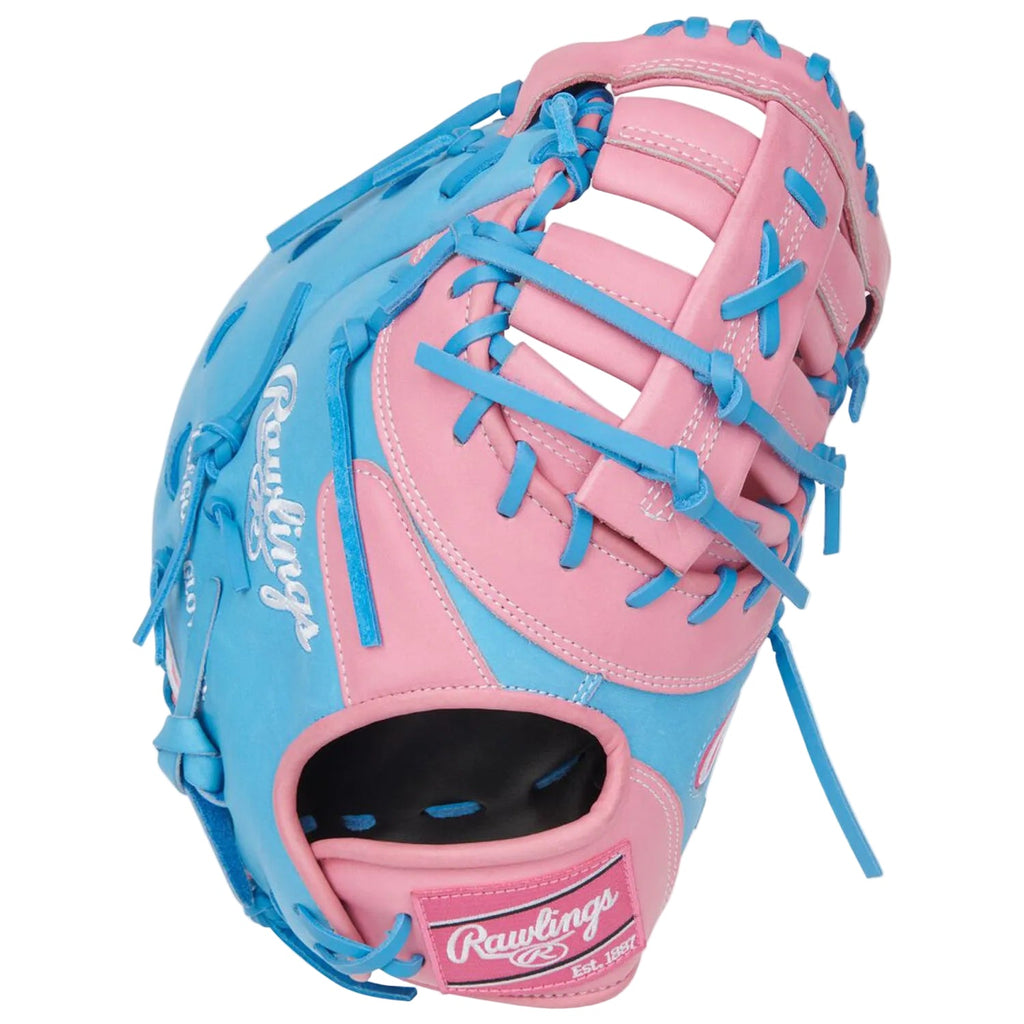 Rawlings Heart of the Hide ContoUR Fit 12.25-Inch First Base Mitt | Adult Baseball First Base Glove | Single Post Double Bar