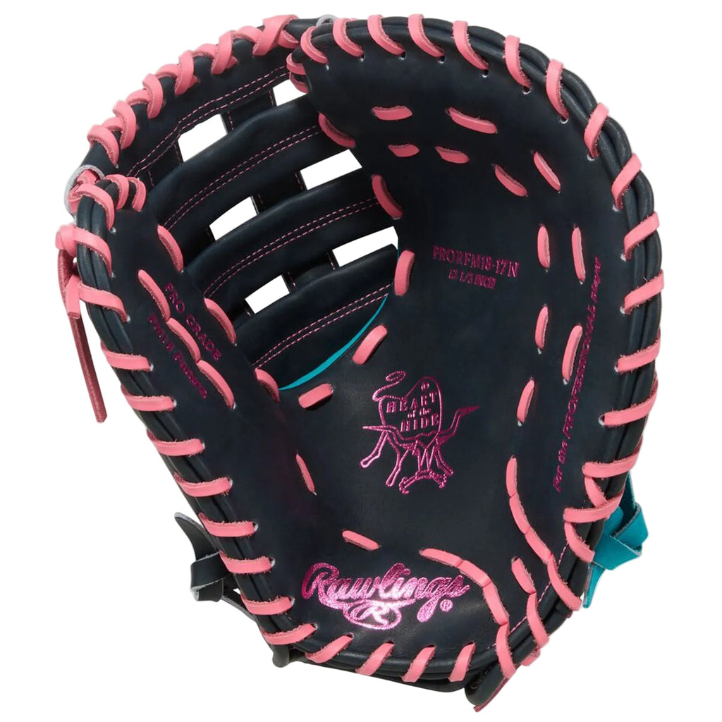 Rawlings Heart of the Hide 12.5-Inch First Base Mitt | Adult Baseball First Base Glove | FM18 Pattern | Single Post Double