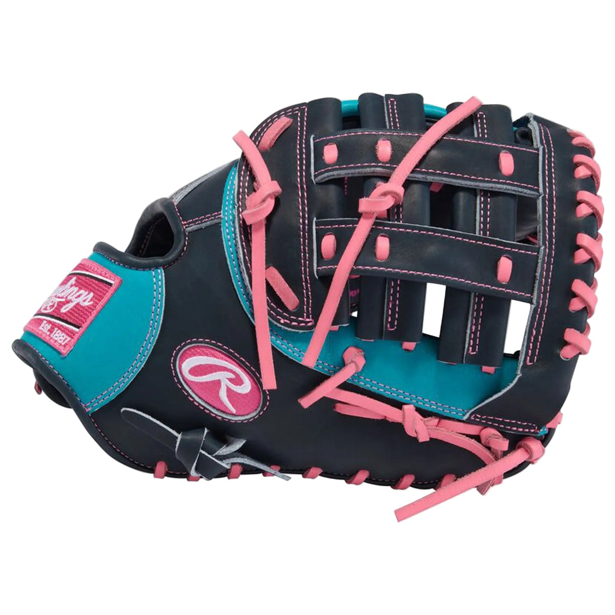 Rawlings Heart of the Hide 12.5-Inch First Base Mitt | Adult Baseball First Base Glove | FM18 Pattern | Single Post Double