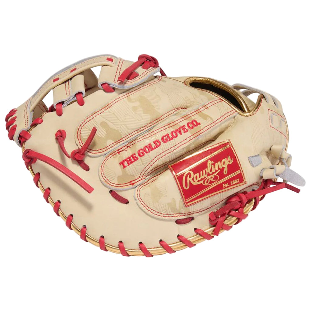 Rawlings Kinzie Hansen K9 Heart of the Hide 33-Inch Fastpitch Catcher's Mitt | Modified H-Web | PROCM33FP-24CS product image