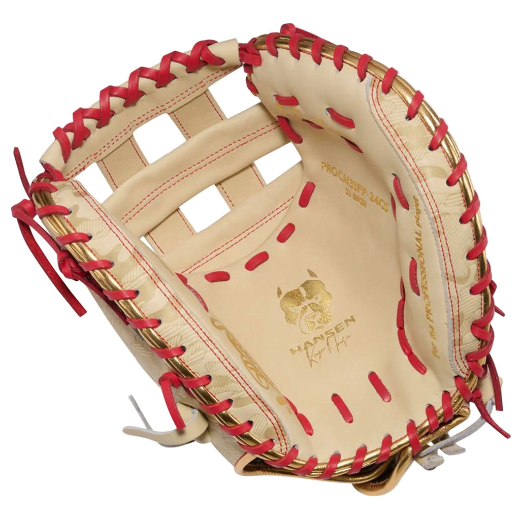 Rawlings Kinzie Hansen K9 Heart of the Hide 33-Inch Fastpitch Catcher's Mitt | Modified H-Web | PROCM33FP-24CS product image